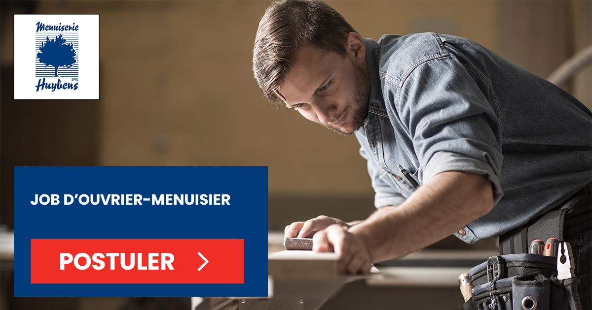 Emploi de menuisier (ouvrier qualifié) à Namur